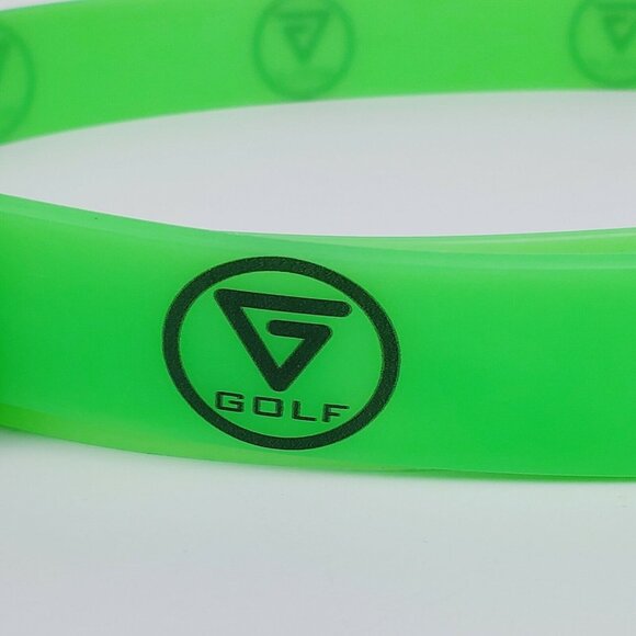 C4 Belt Golf Theme Green Glow In Dark 40.5" X 1.25" Wide Buckle 3" x 2" NICE!! - Picture 4 of 5